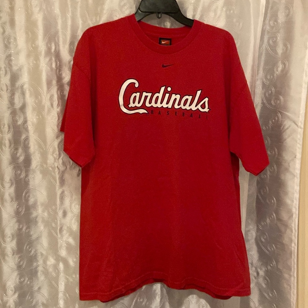 Nike St. Louis Cardinals Logo Shirt Men’s Size XL 🔥 YB2